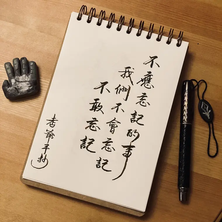 微光同行 書法作品 8