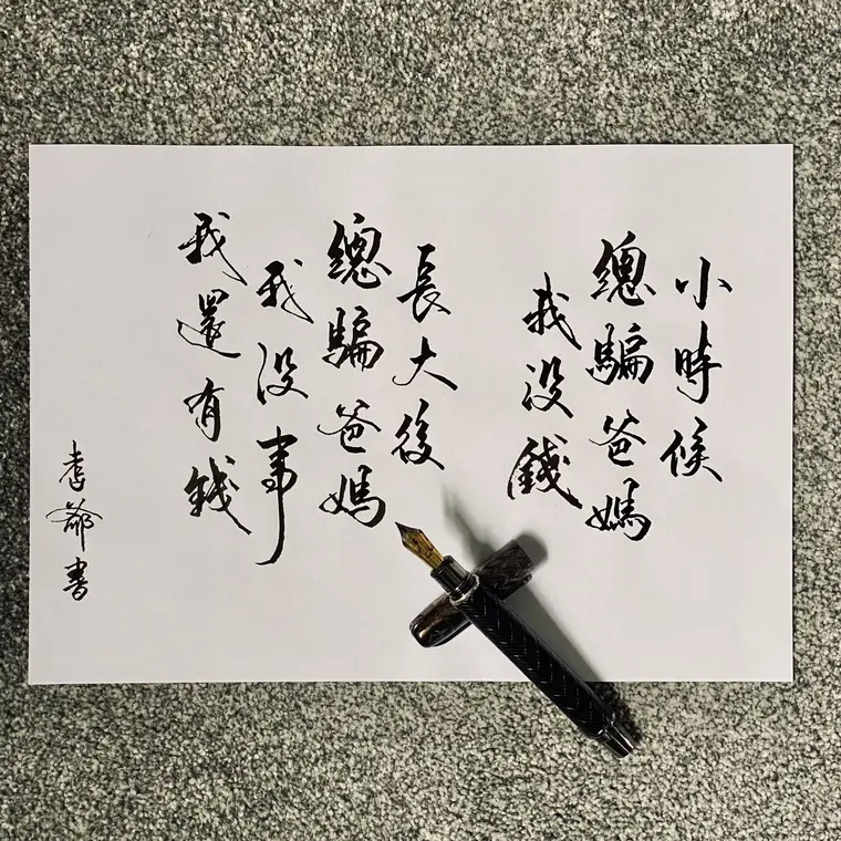 時光標本 書法作品 4