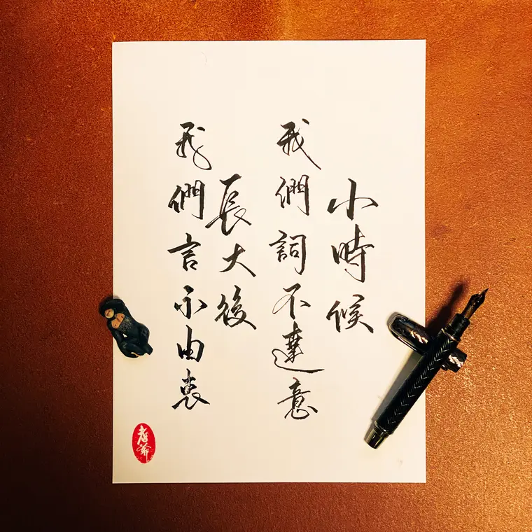 時光標本 書法作品 7